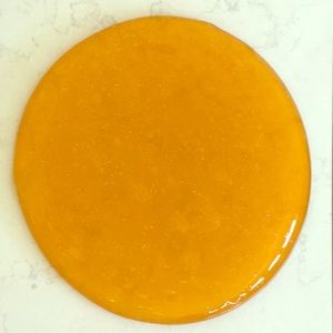 Crystal clear orange blob sickle